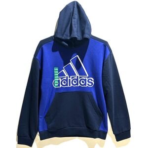 Adidas Hoodie‎ Youth Boy's Fleece Long Sleeve Graphic Logo Size XL (18/20) NEW